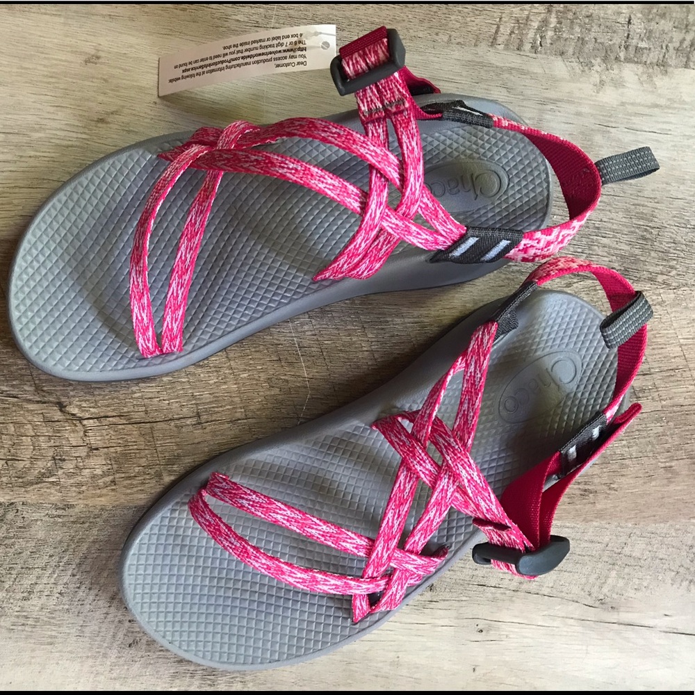 Chacos bright pink NWT